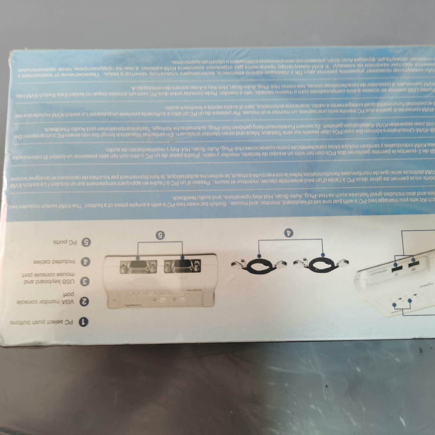 TRENDNET美国 USB KVM 多媒体切换器，转换器，--议价商品
