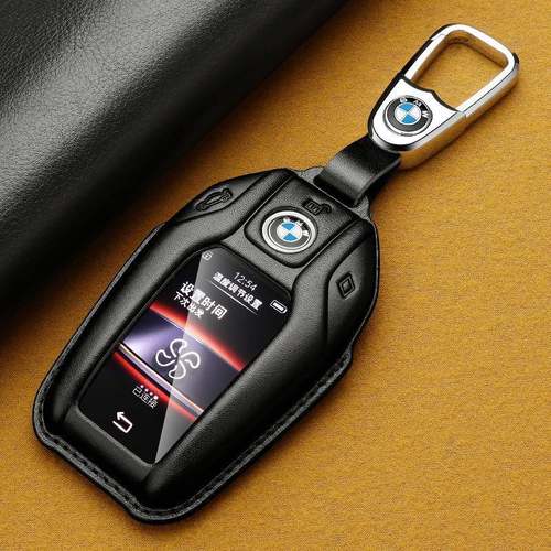 适用宝马液晶钥匙套7系740Li730新5系530LE真皮6系GT630i车X7X5L