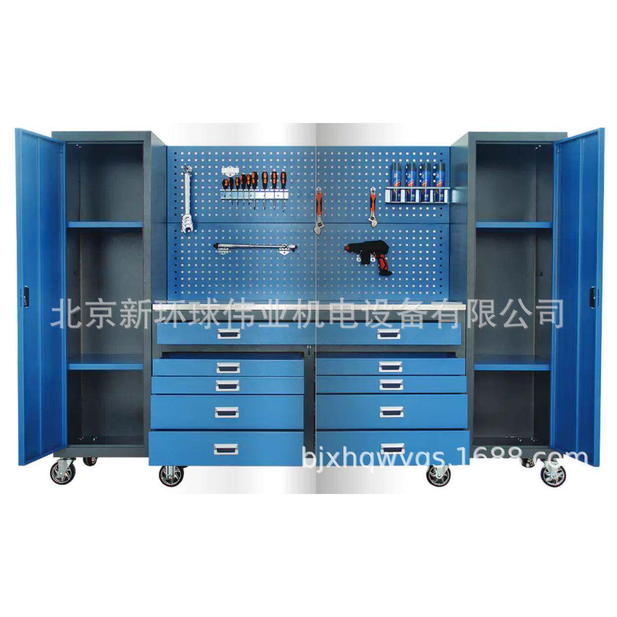 专业组合工作站大型作业空间工具储存好帮手移动维修台JS-6209