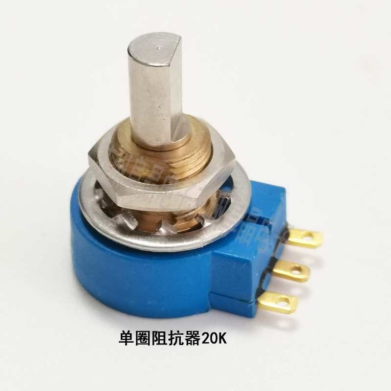POD20-KSP102-20K  POD20 KSP102 1K 2K 5K 10K半圆轴精密电位器