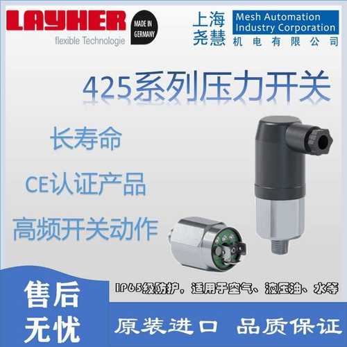 德国LAYHER压力开关 50-200bar NO VITON Seal G1/4