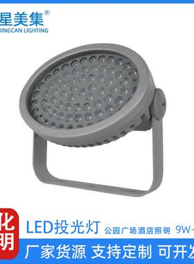 9W18W24W36W72WLED投光灯公园亮化防水投光灯七彩RGB照树灯