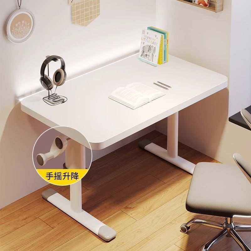 家用手摇升降桌简易书桌学生电脑桌台式简约出租屋卧室儿童学习桌,模玩/动漫/周边/娃圈三坑/桌游,模型制作工具/辅料耗材,淘宝优惠券,粉丝福利购,淘宝优惠卷