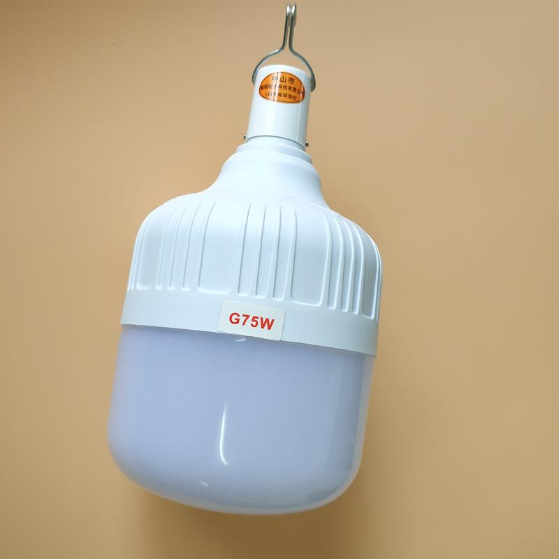 厂家直销超亮LED球泡灯 家用应急户外露营帐篷充电灯泡灯