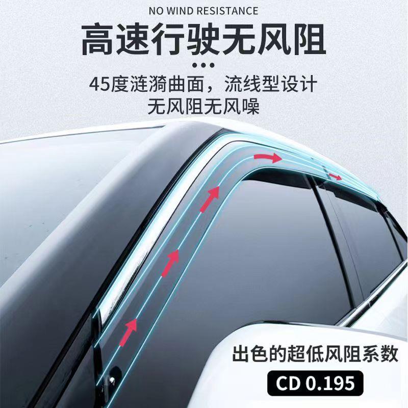 RAV4晴雨挡雨眉13-24款车窗挡雨板汽车晴雨挡