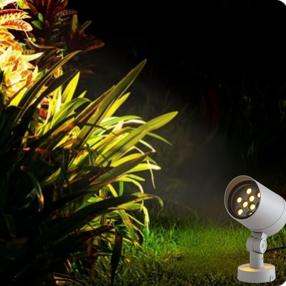 LED投射灯10W公园别墅投光灯20W插地灯27W庭院灯30W抱柱灯抱树灯