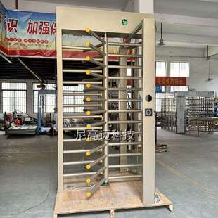 单通道全高旋转栅门烤漆不锈钢成品辊闸小区单位学校车站高型闸机