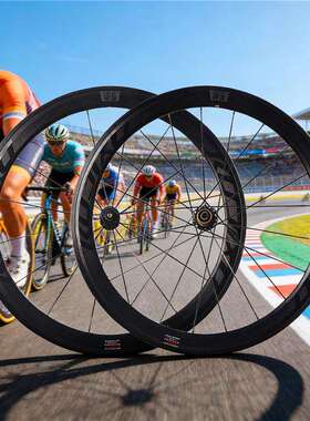 700c 50MM框高RUJIXU锐杰逊直拉破风辐条公路自行车轮组V/C刹圈刹