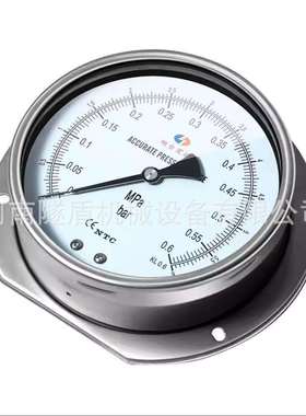 宏远精密压力表 环境压力表 防爆压力表0-6bar 0-10bar 0-16bar