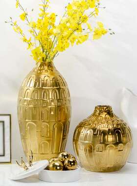 落地大花瓶 ceramic vase flower vase样板间售楼部装饰陶瓷花瓶