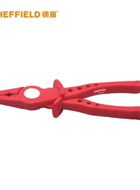 钢盾S150018 注塑型单色绝缘塑料圆头线夹200mm