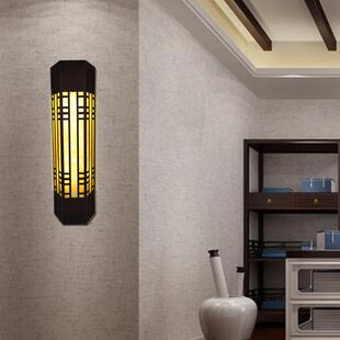 户外仿云石壁灯防水室外4000k阳台过道照明墙上新中式led庭院灯