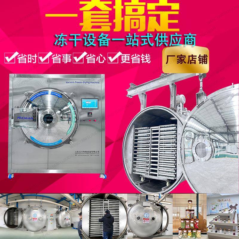 FD中药材食品用冻干机果蔬真空水果冻干设备草莓真空冷冻干燥机