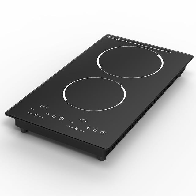 多米诺110V/220v竖款双电磁炉多头电陶炉嵌入台式多灶四六头电炉