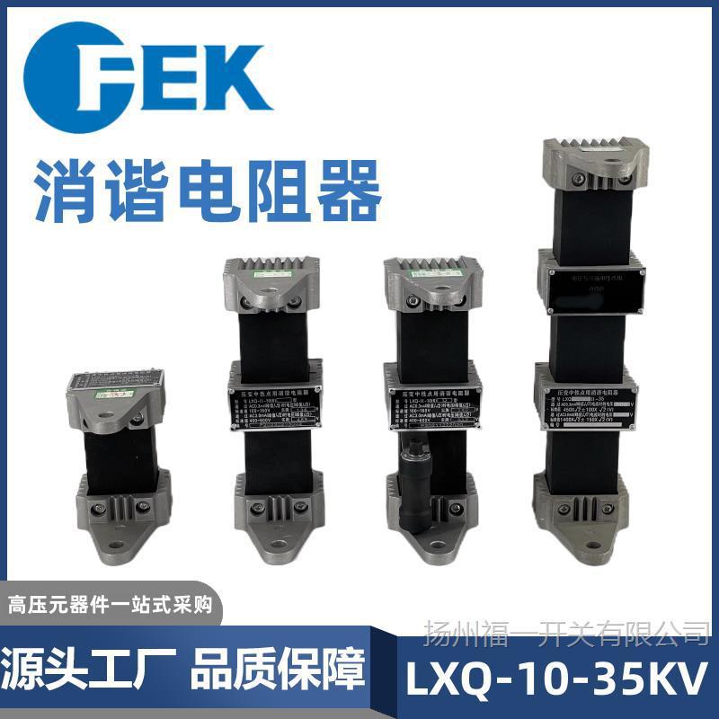 消谐器LXQ-10/24/35KV高压柜电压互感器中性点消谐电阻器 福一开