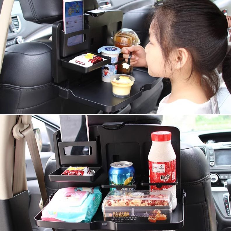 多功能置物架整理架车载车用可折叠车内创意储物架汽车椅背收纳盒