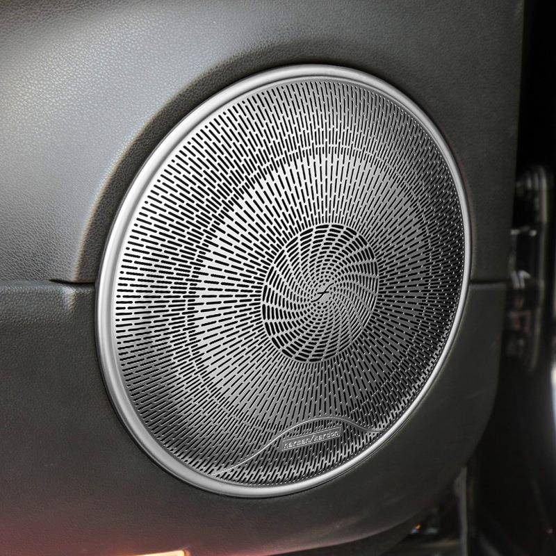 适用奔驰08-11款旧款GL450ML350ML内饰改装车门低音高音喇叭罩