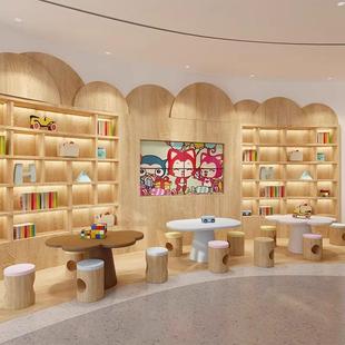 儿童桌椅套装幼儿园玩具桌宝宝学习桌北欧不规则云朵茶几教培机构