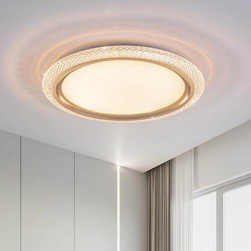 卧室吸顶灯轻奢现代简约led主卧设计师超薄房间灯新款中山灯具