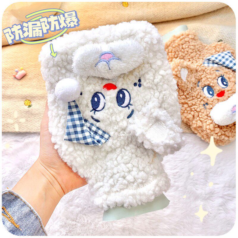 小熊热水袋办公室冲水暖手宝灌水儿童暖宝宝学生宿舍注水式暖水袋