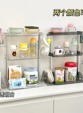 婴儿奶瓶置物架喂养台辅食工具沥水架宝宝奶瓶刷围兜餐具收纳盒箱