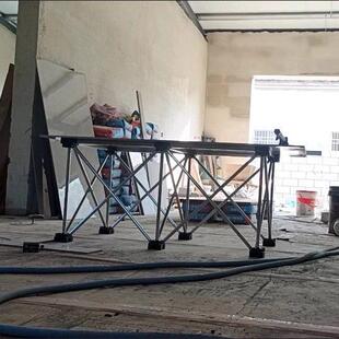 贴瓷砖专用蜘蛛腿工作台精品镀锌钢配横杆60公分高加工台石英石