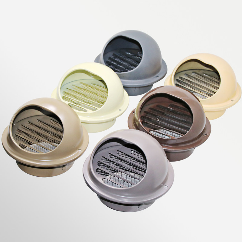 不锈钢烤漆风帽外墙出风口排烟管罩新风防风罩排气排风防雨透气帽