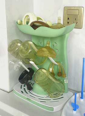 奶瓶沥水架放奶瓶奶嘴倒挂干燥架子宝宝用品置物架挂放沥干器支架