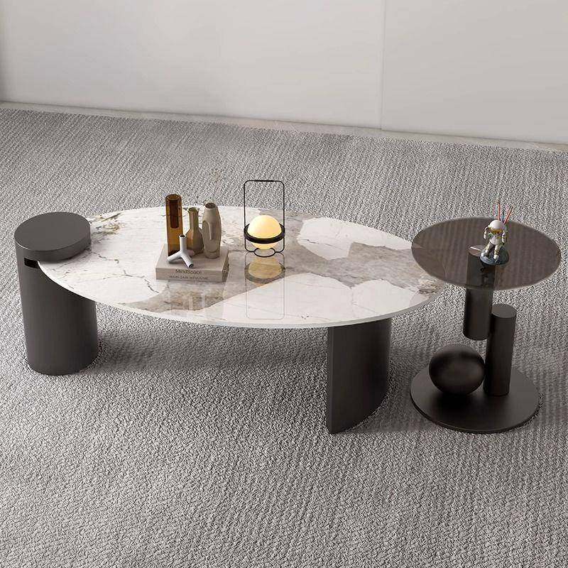 【折扣价】意式轻奢茶几小户型简约现代椭圆形茶几客厅家用岩板茶,鲜花速递/花卉仿真/绿植园艺,其它园艺用品,淘宝优惠券,粉丝福利购,淘宝优惠卷