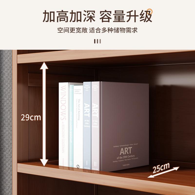 【折扣价】防尘落地书柜儿童简易书架置物架家用客厅收纳柜展示柜