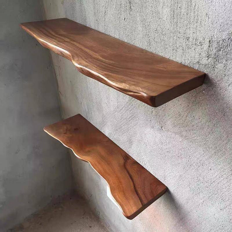 【折扣价】墙上置物架墙壁书架挂墙隔板墙面壁挂式展示架一字板上