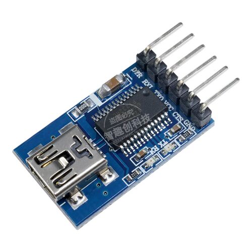 FT232RL miniUSB转串口模块 USB转TTL 下载器 下载线 支持3.3V 5V