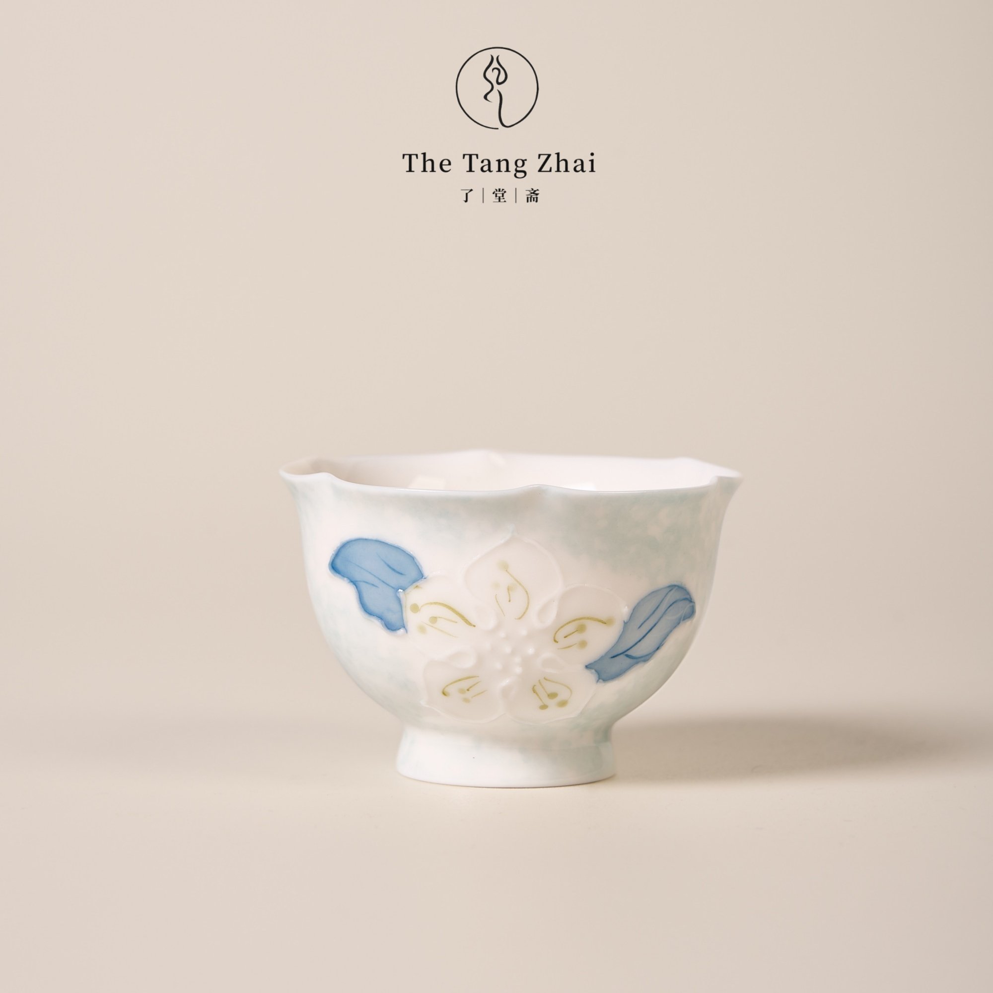 了堂斋手绘釉下彩陶瓷茶杯个人专用品茗杯不烫手高级感家用主人杯,餐饮具,茶杯,淘宝优惠券,粉丝福利购,淘宝优惠卷