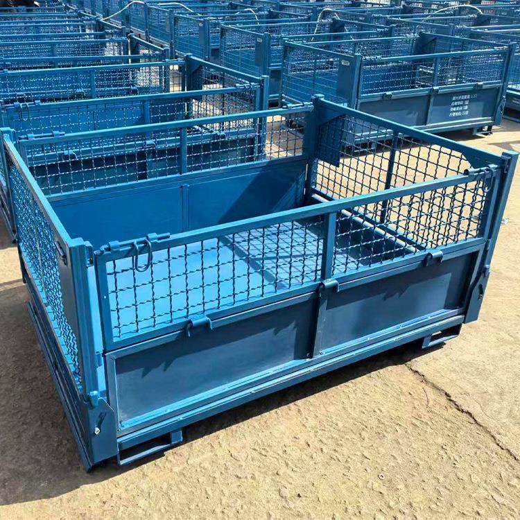 重型网格料箱销售上海仓储笼厂家供应折叠式可堆叠周转筐量大优,五金/工具,仓储笼,淘宝优惠券,粉丝福利购,淘宝优惠卷