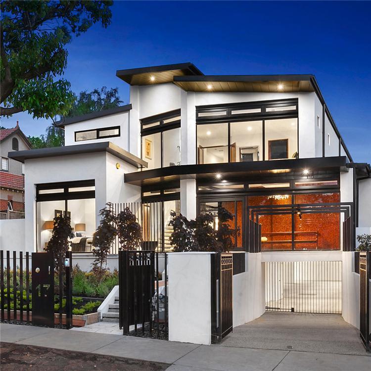 农村自建轻钢别墅集成房屋移动装配式四合院民宿文旅别墅阳光房