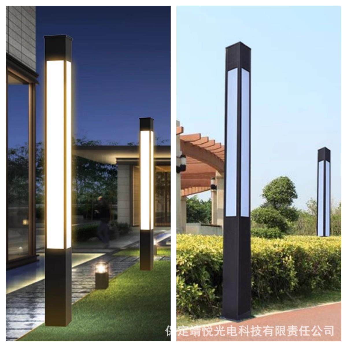 户外景观灯柱不锈钢小区路灯别墅花园方形庭院灯公园高杆灯草坪灯,家装灯饰光源,景观庭院灯饰,淘宝优惠券,粉丝福利购,淘宝优惠卷