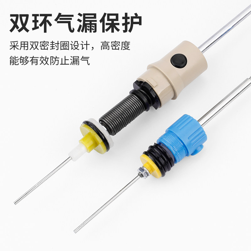 大号强力吸锡器双环加长锡枪手动真空电烙铁吸锡泵除锡渣拆焊工具图片