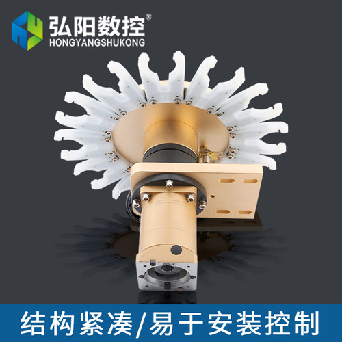 雕刻机自动换刀盘刀库木工开料机主轴电机数控加工中心换刀架刀柄
