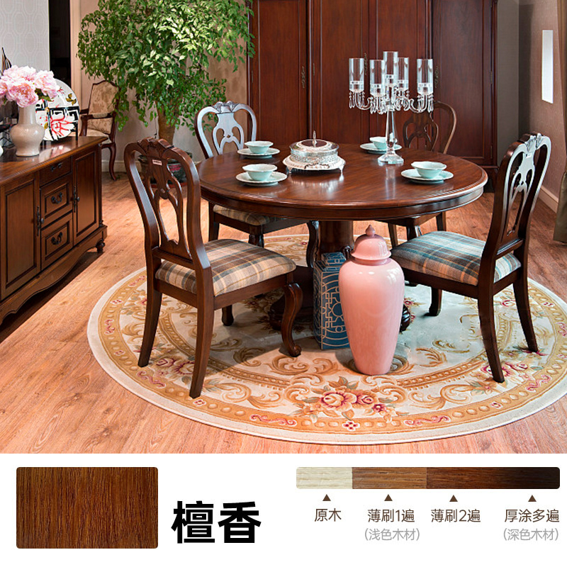 水性木器漆旧家具门翻新改色木 E纹漆胡桃木色家用自刷油漆涂料