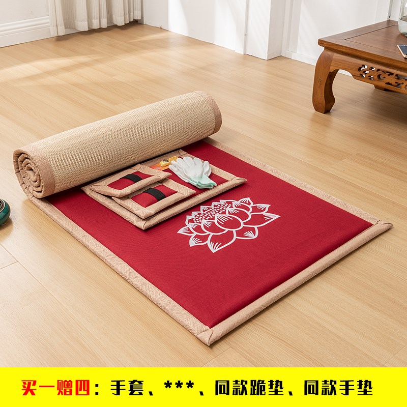 四季大拜垫家用超顺滑加s厚磕大头跪拜垫108大拜垫子大礼拜专用垫