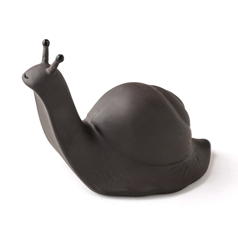 精品紫砂b茶漏陶瓷小蜗牛茶叶过滤器个性茶具可养茶滤茶宠摆件创