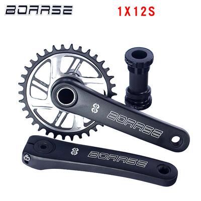 BOARSE博睿思 单速牙盘正负齿曲柄单盘速降 BMX街攀齿盘11S 12S