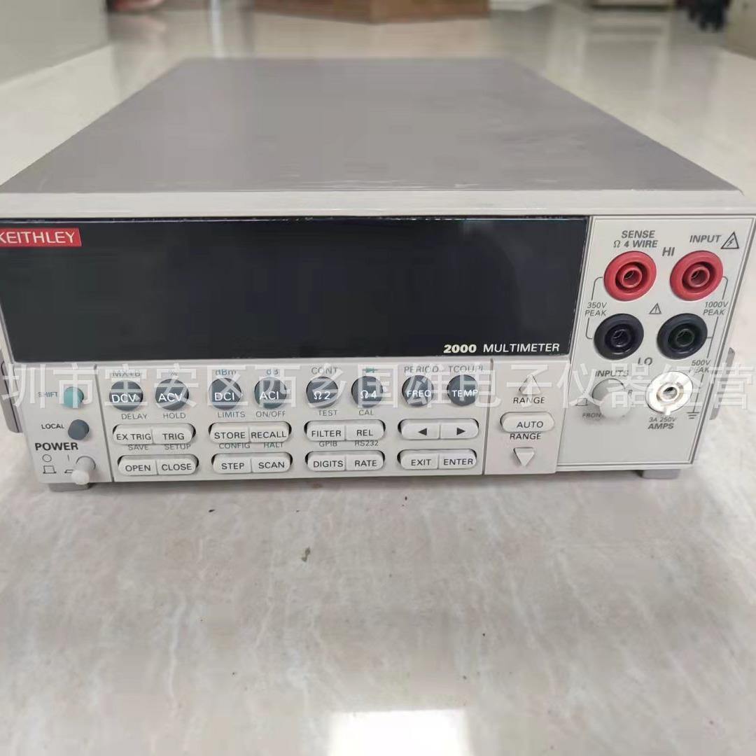 供应KEITHLEY2000 吉时利2000型高精度六位半数字台式万用表6位半