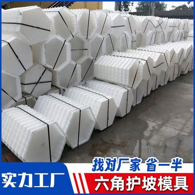 模具形水泥六菱六地砖平实心边模具预制模具塑料六角六棱块空心面