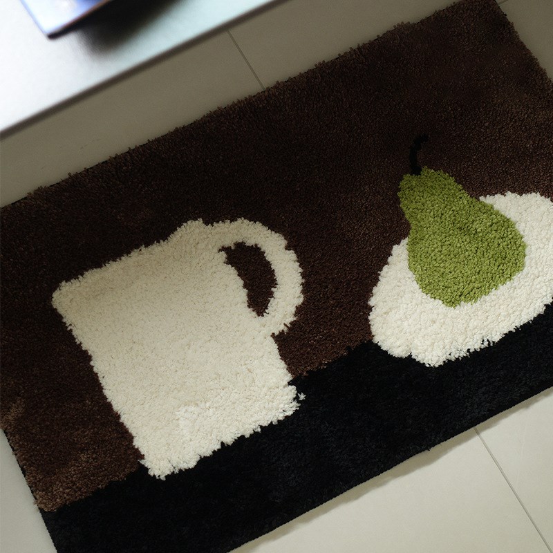 高级植绒地毯客厅沙发q耐磨易打理防滑毯家用卧室加厚隔凉床边毯