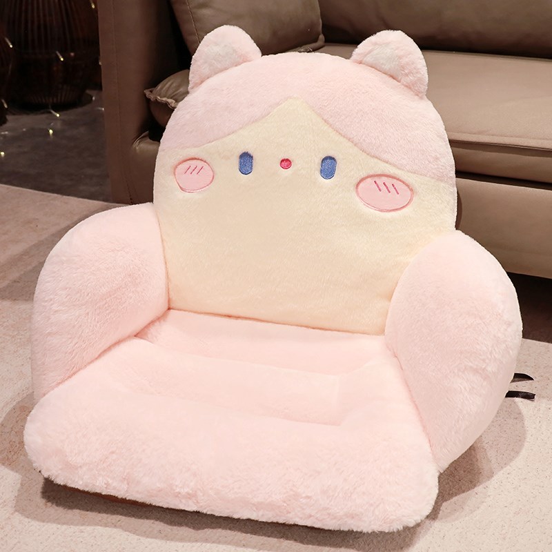 办公室护腰靠垫椅子m坐垫靠背一体垫子冬季座椅靠枕腰枕沙发靠腰