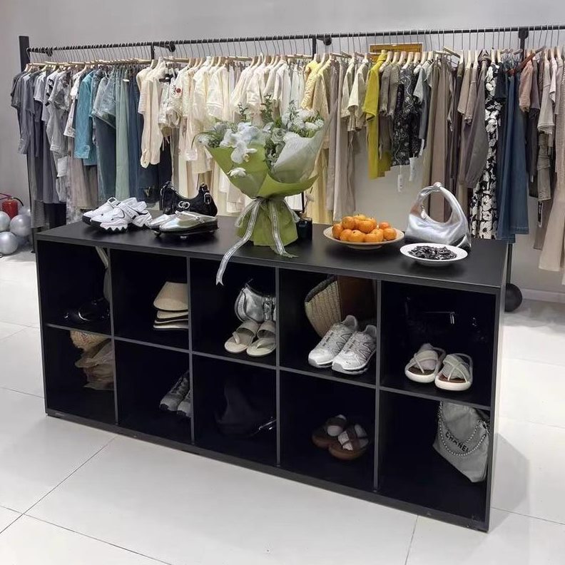 展示桌厂家烤漆服装店中岛边柜陈列摆件展示台装饰柜桌储物柜定制