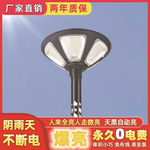 LED户外太阳能氛围灯家用别墅花园照明感应灯智能感应庭院灯自动