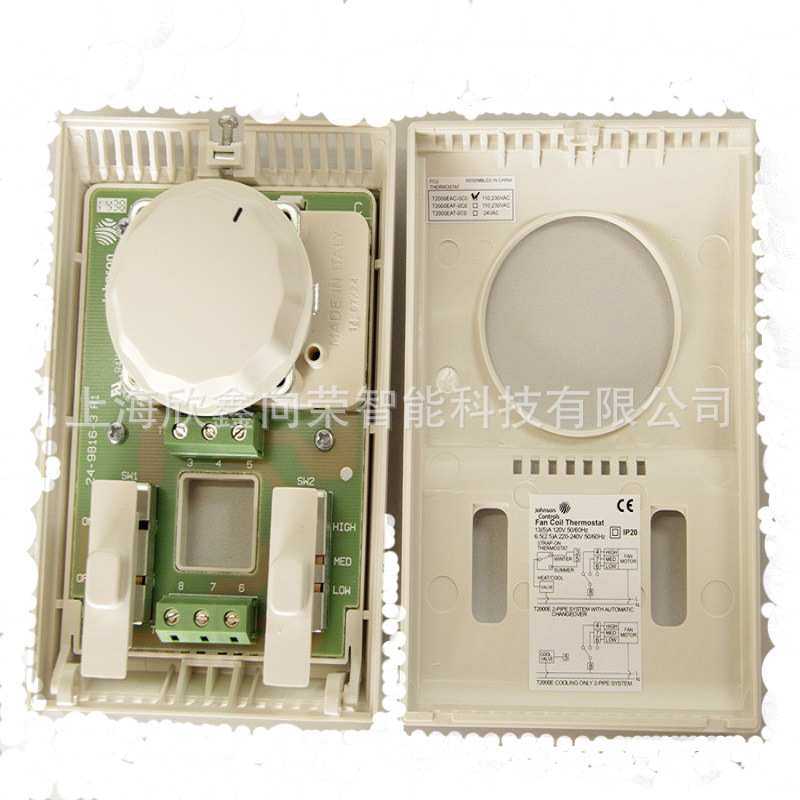 Johnson江森 T2000AAC-0C0机械式两管制四管制温控器T2000EAC-0C0