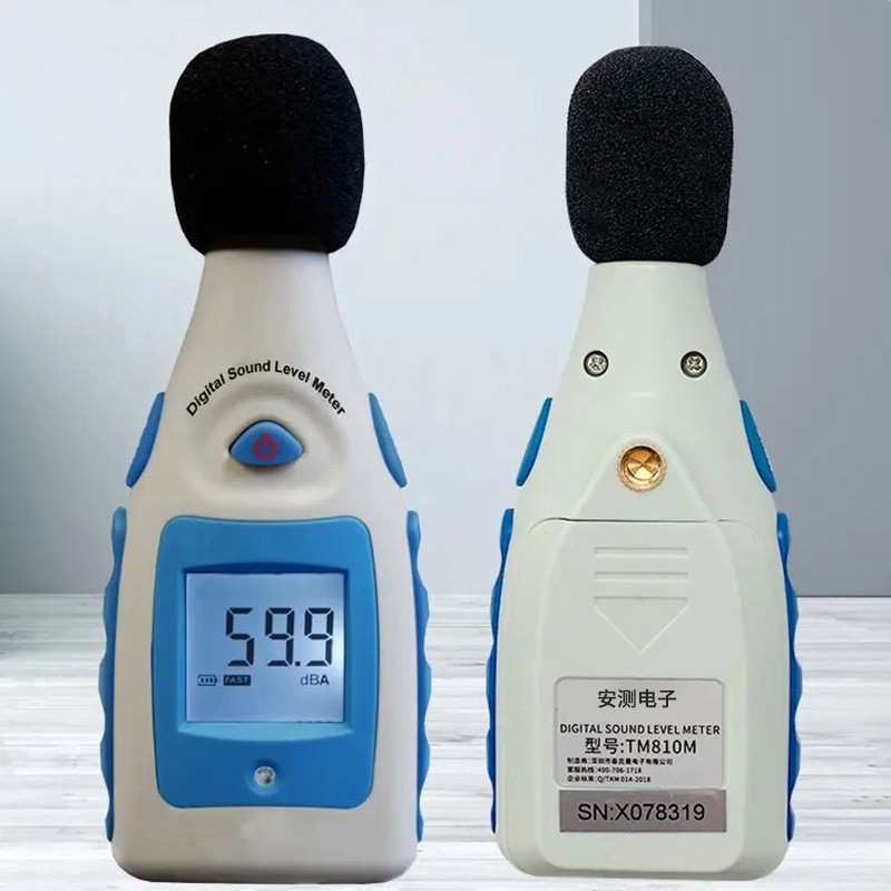 设置报警值数字噪音计环境噪声分贝仪声级计TM810M数字噪音测试仪